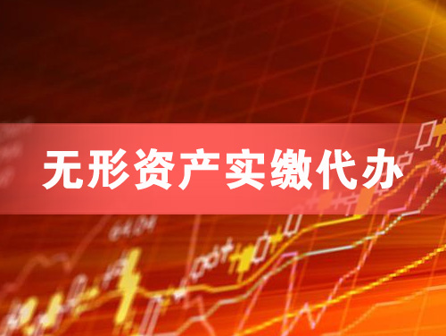 萝岗无形资产实缴资本代办